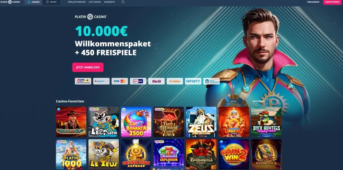 Platin Casino Ausländisches Online Casino