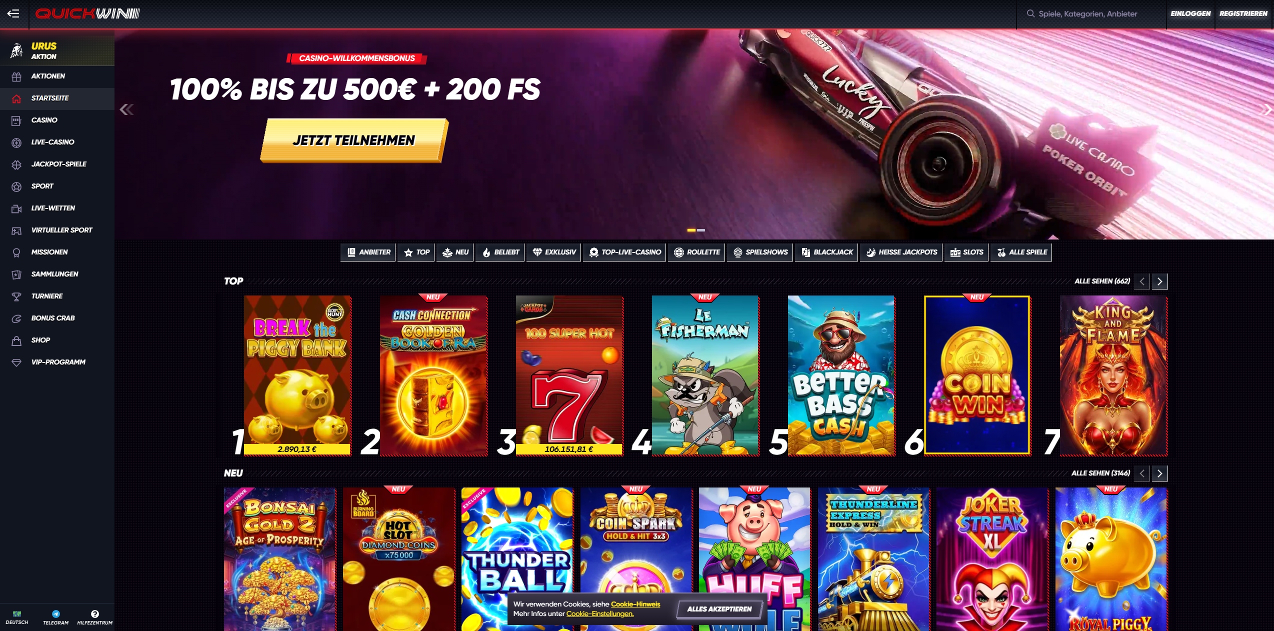 Tomb Riches Ausländisches Online Casino